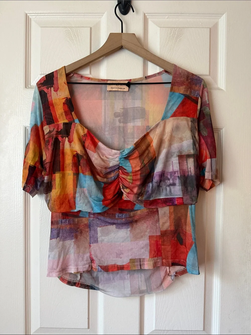 What Lo Wants Set Hailey Skirt & Audrey Top in Sicily Mesh Print size 2X/3X